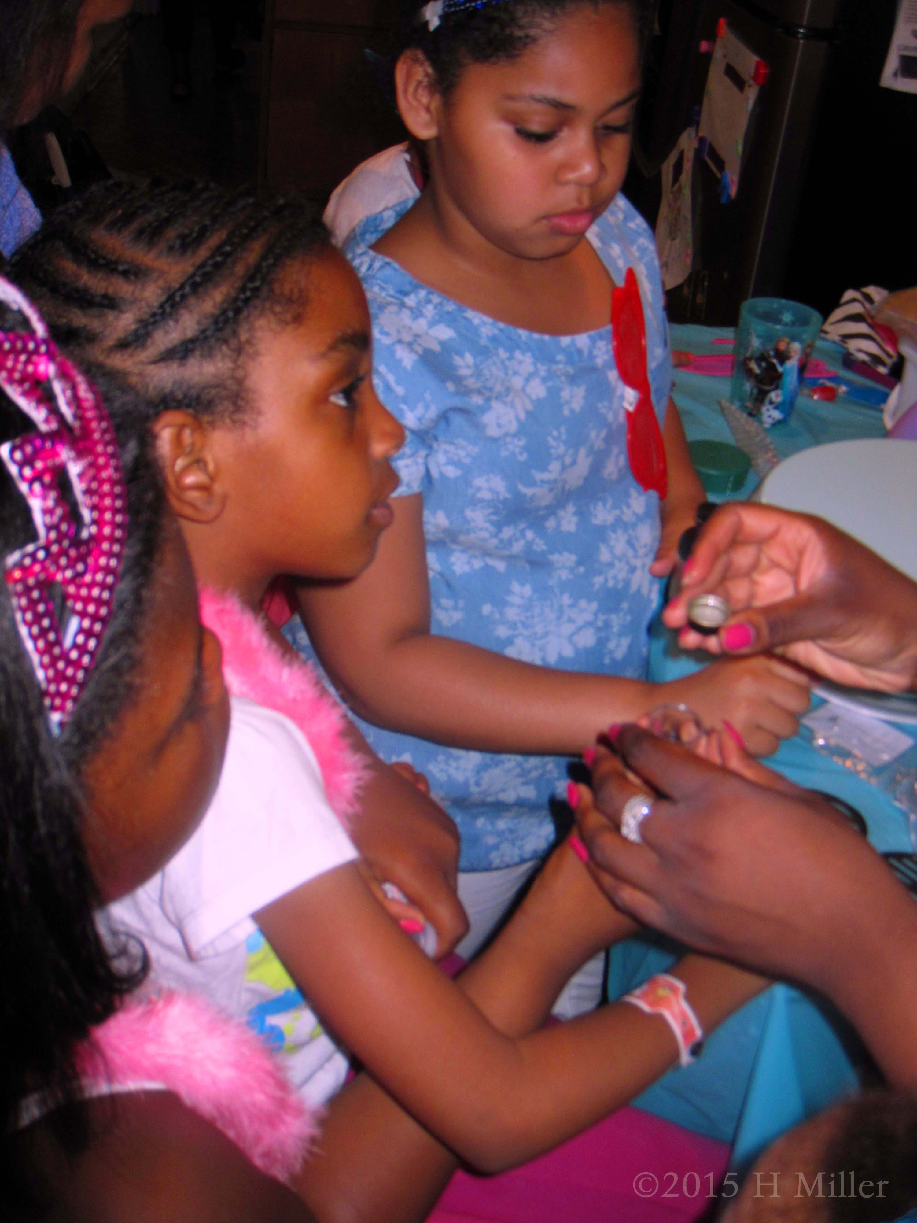 Creating The Kids Birthday Crafts At The Craft Table Creating The Kids Birthday Crafts At The Craft Table