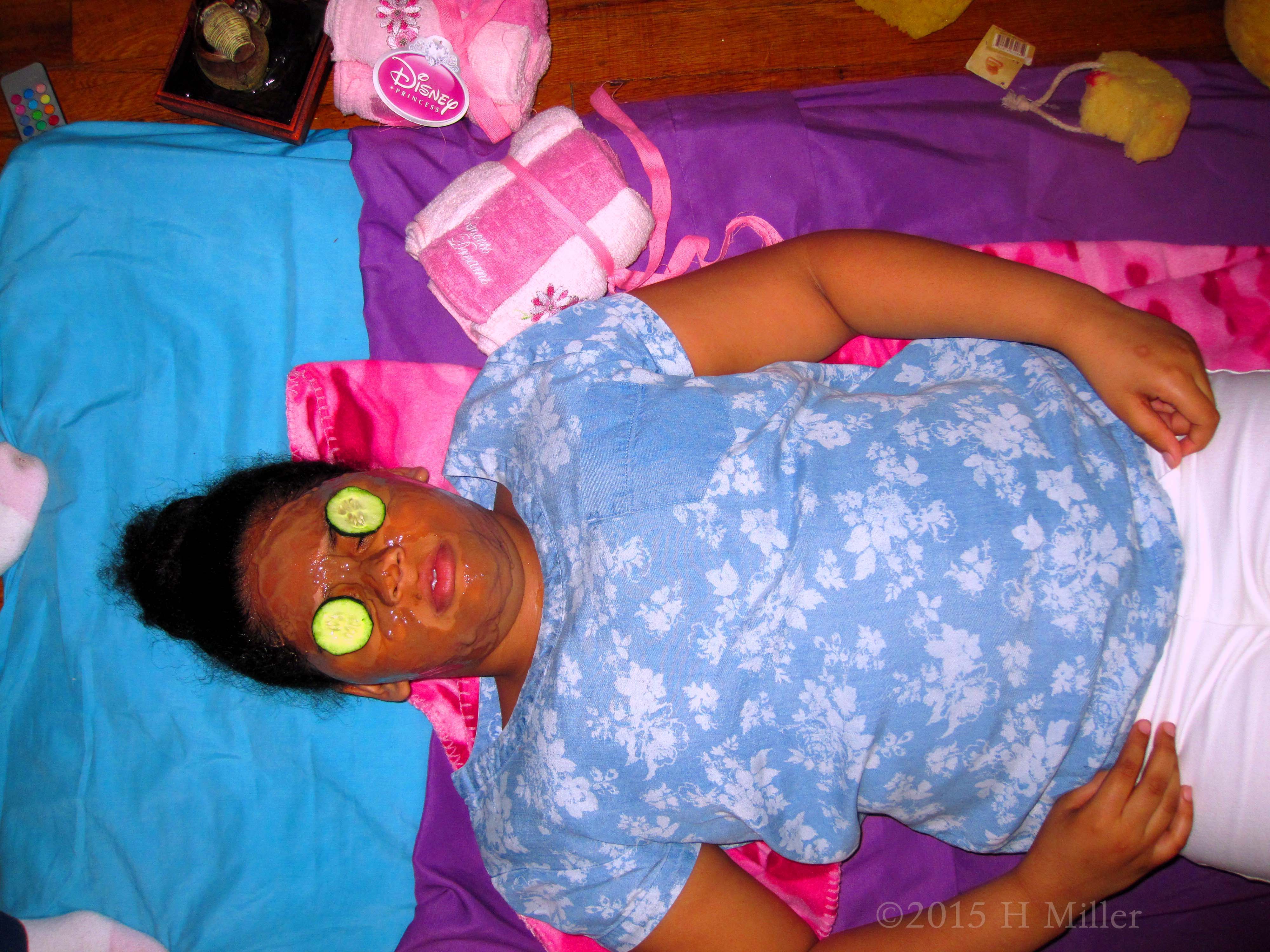 Now It Is Time To Relax Again For Another Kids Facial 