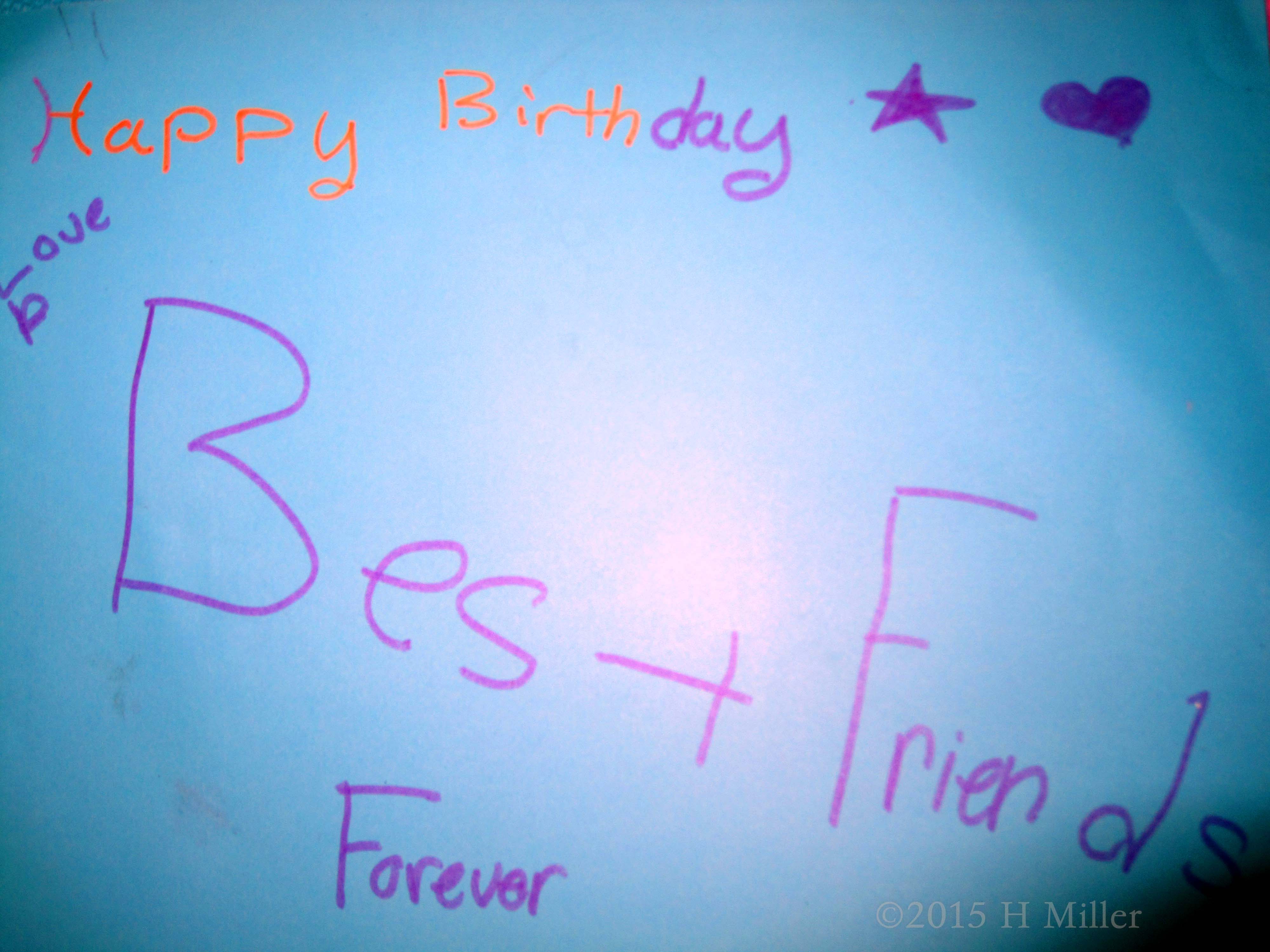 One Of The Birthday Cards For The Birthday Girl One Of The Birthday Cards For The Birthday Girl