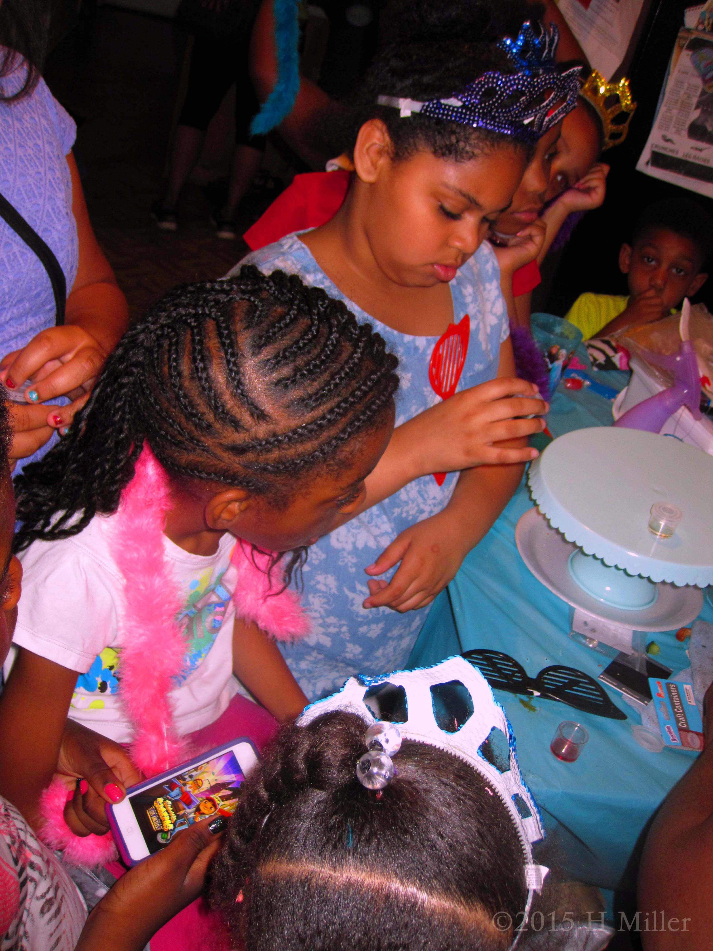 Watching The Homemade Lip Balm Solidify Is Lots Of Fun At The Kids Spa 