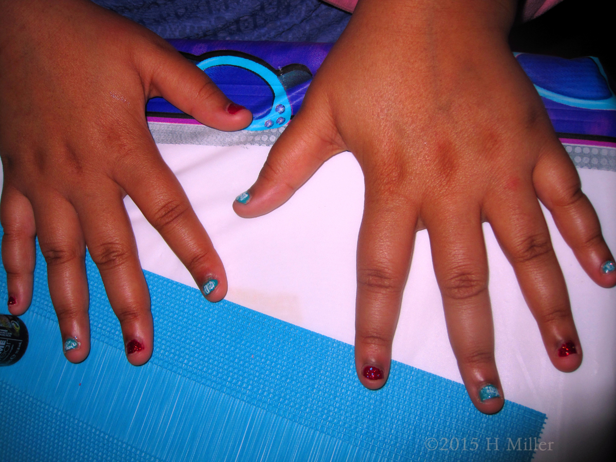 Another Girl Chooses Glitter And White Shatter 