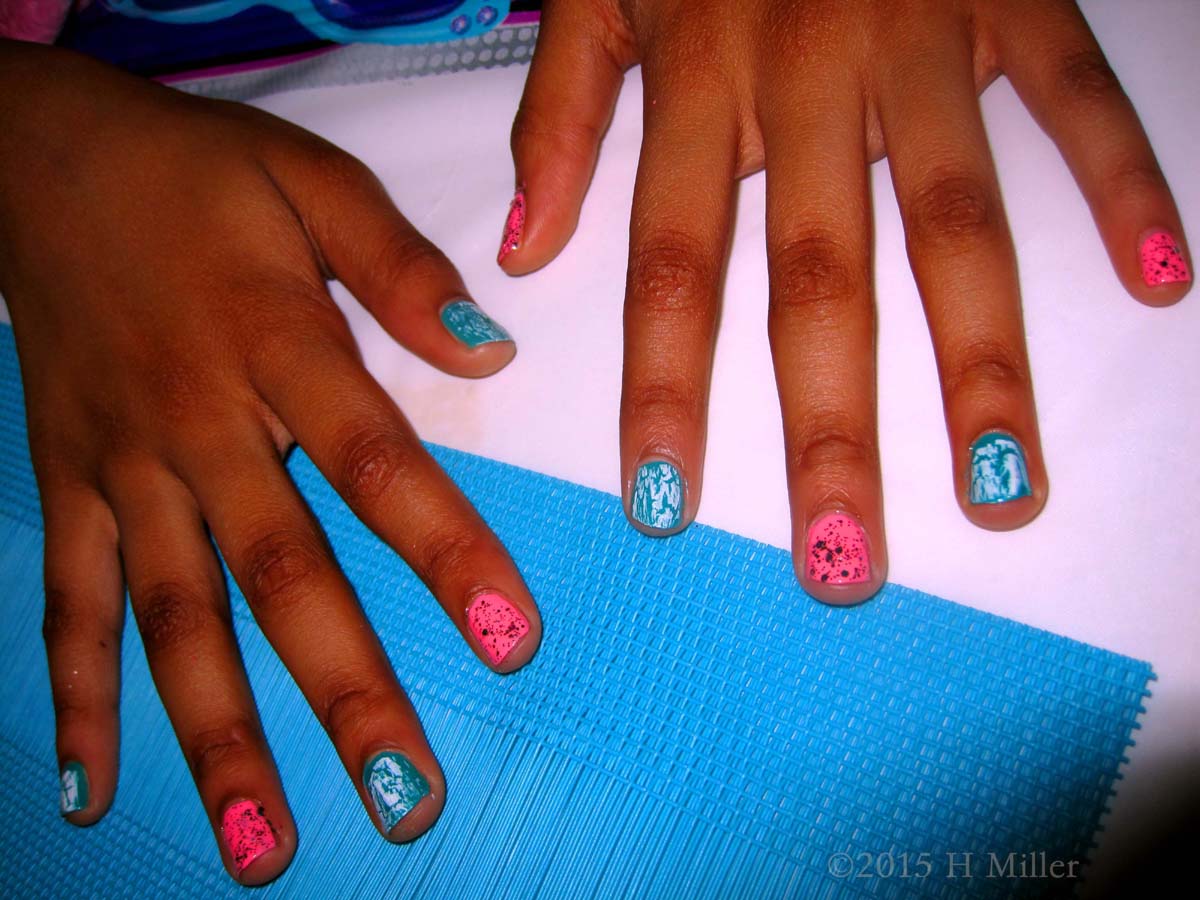Custom Glitter And Shatter Designs 