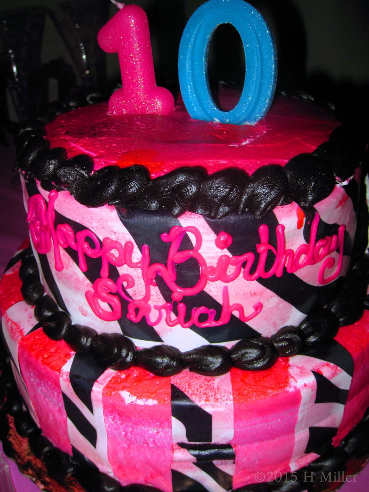 Happy Birthday Sariah! What A Lovely Colorful Birthday Cake!
