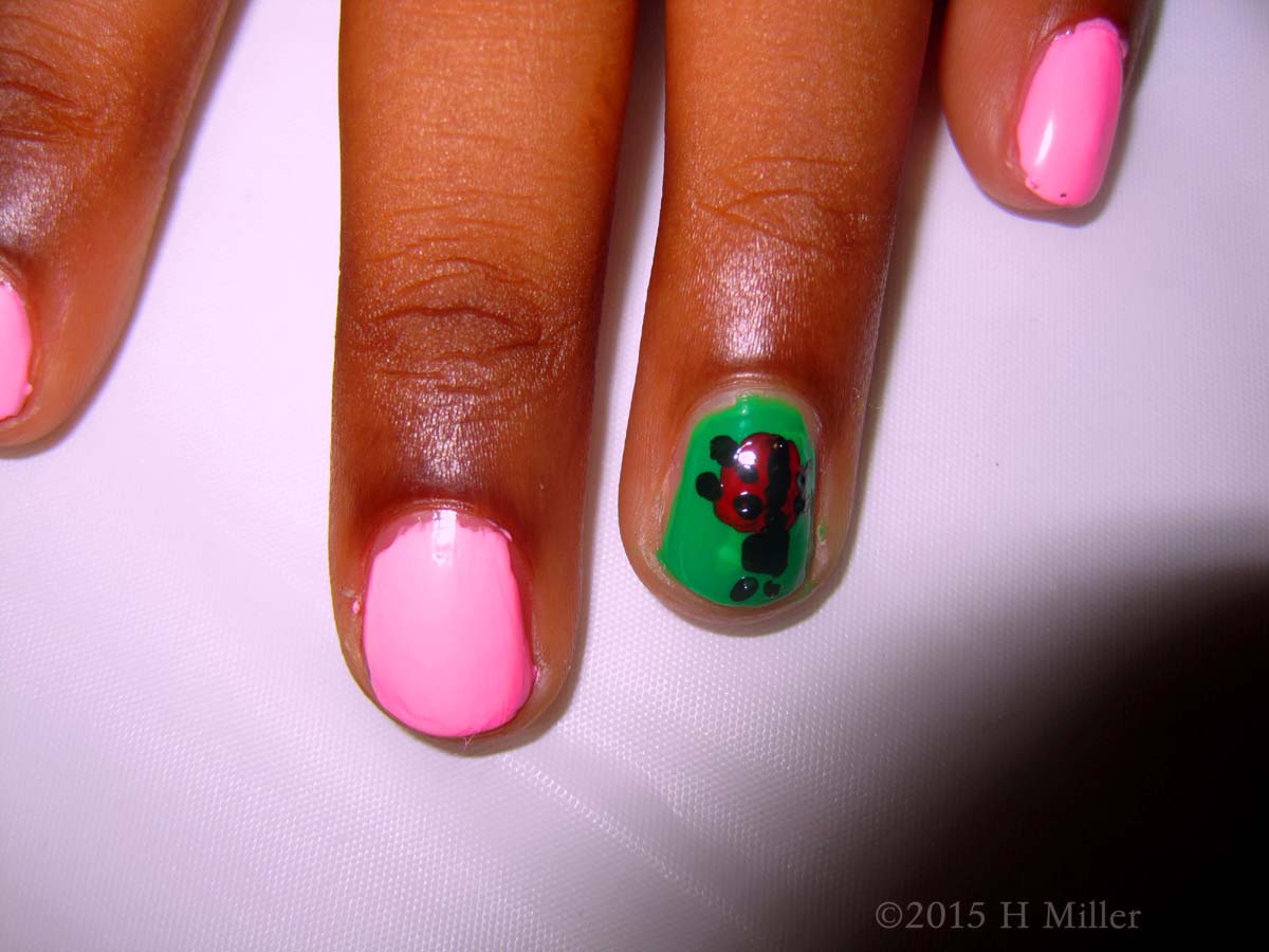 The Ladybug Might Crawl Away! 