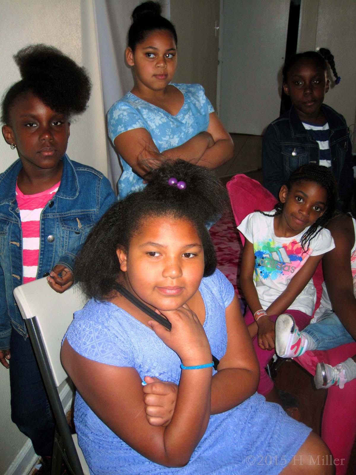 Watching TV Waiting For Their Turn 