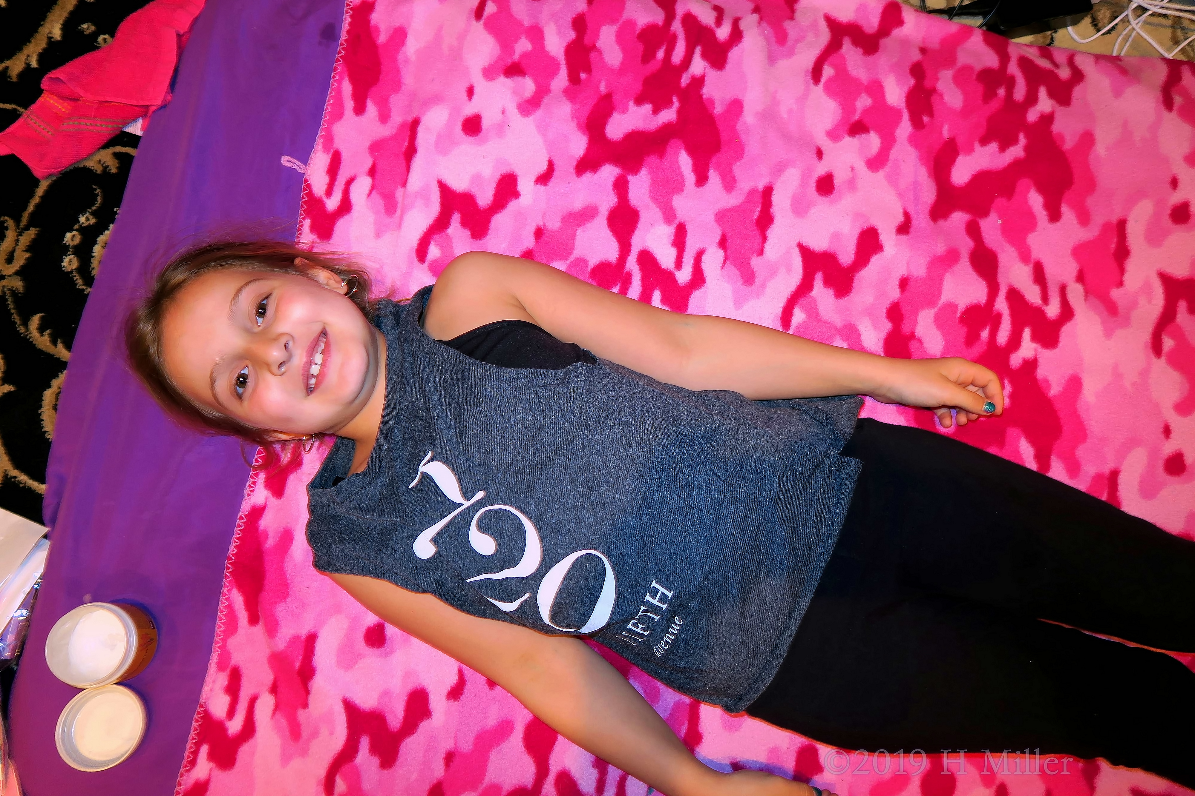 Happy Girl At The Kids Spa Birthday Party Happy Girl At The Kids Spa Birthday Party