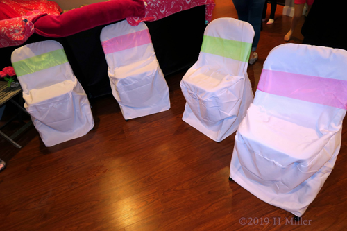 Chairs Are Organized For The Kids Spa Birthday Party Chairs Are Organized For The Kids Spa Birthday Party