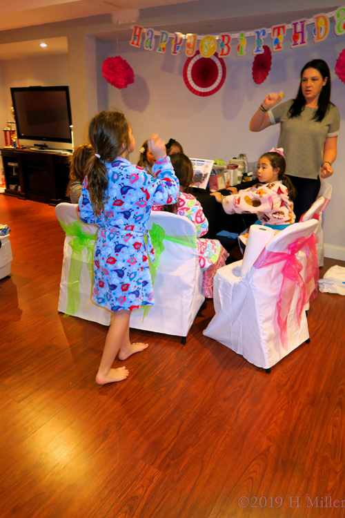 Discussion Going On At The Kids Manicure Table Discussion Going On At The Kids Manicure Table