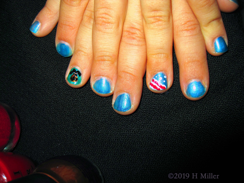Lovely Blue Kids Mini Mani On Party Guest Lovely Blue Kids Mini Mani On Party Guest