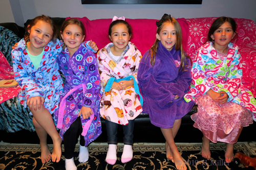 Smiling Girls Are Sitting Together Smiling Girls Are Sitting Together