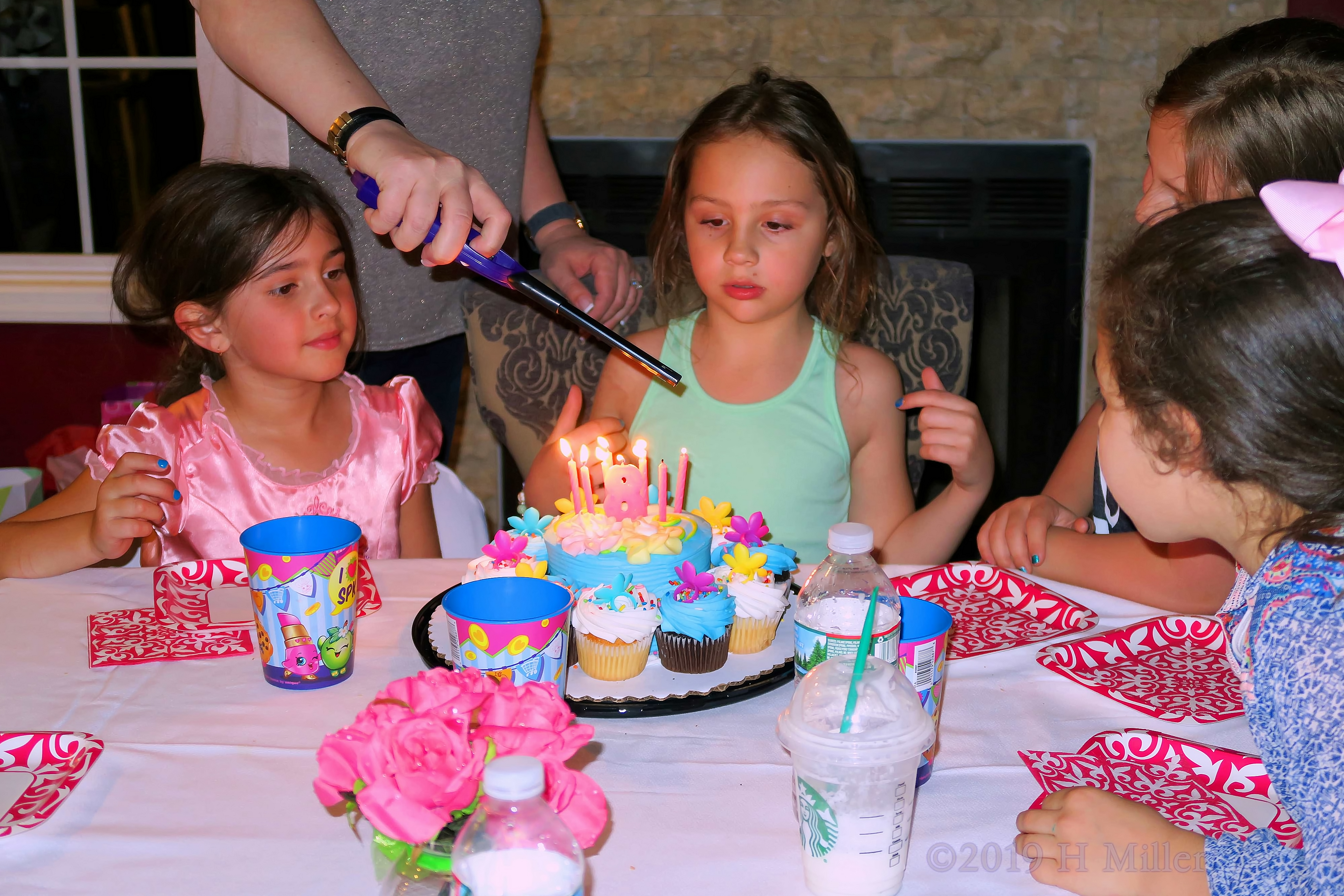 Lighting Up The Candles On The Beautiful Birthday Cake! Lighting Up The Candles On The Beautiful Birthday Cake!