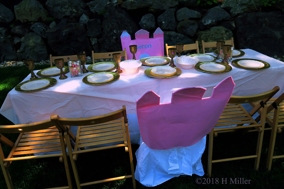 A Beautiful Birthday Girl Table Set Up 