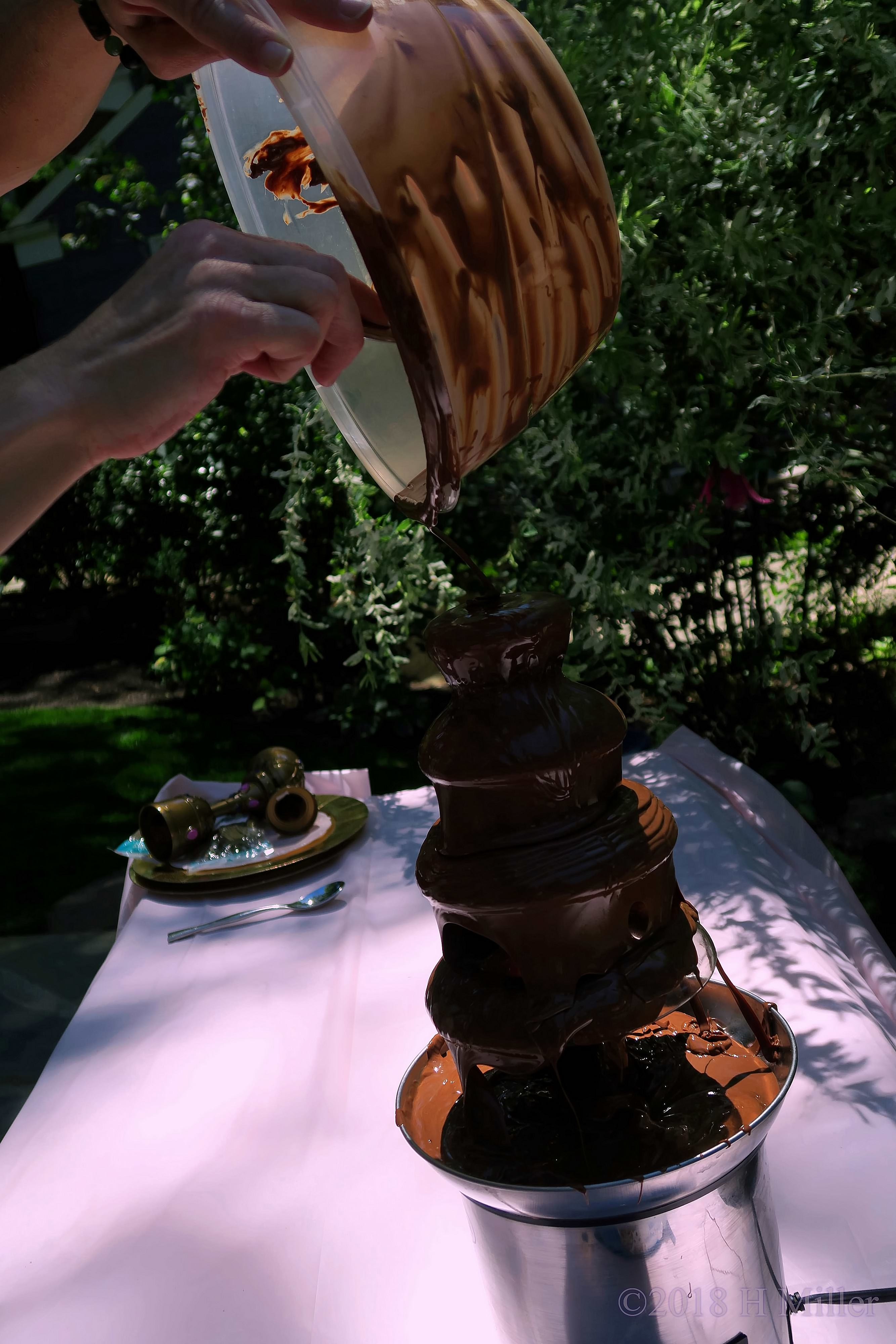Creating The Chocolate Fountain! Creating The Chocolate Fountain!