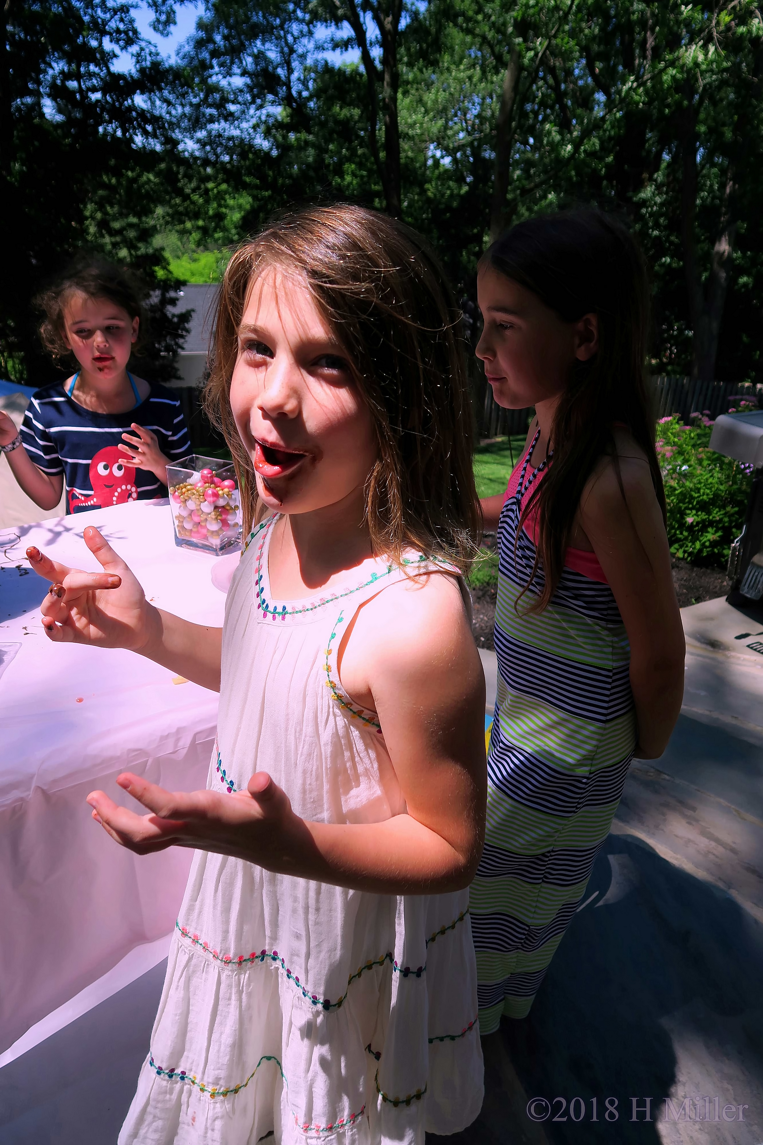 Party Guest Excited About Eating Treats Party Guest Excited About Eating Treats