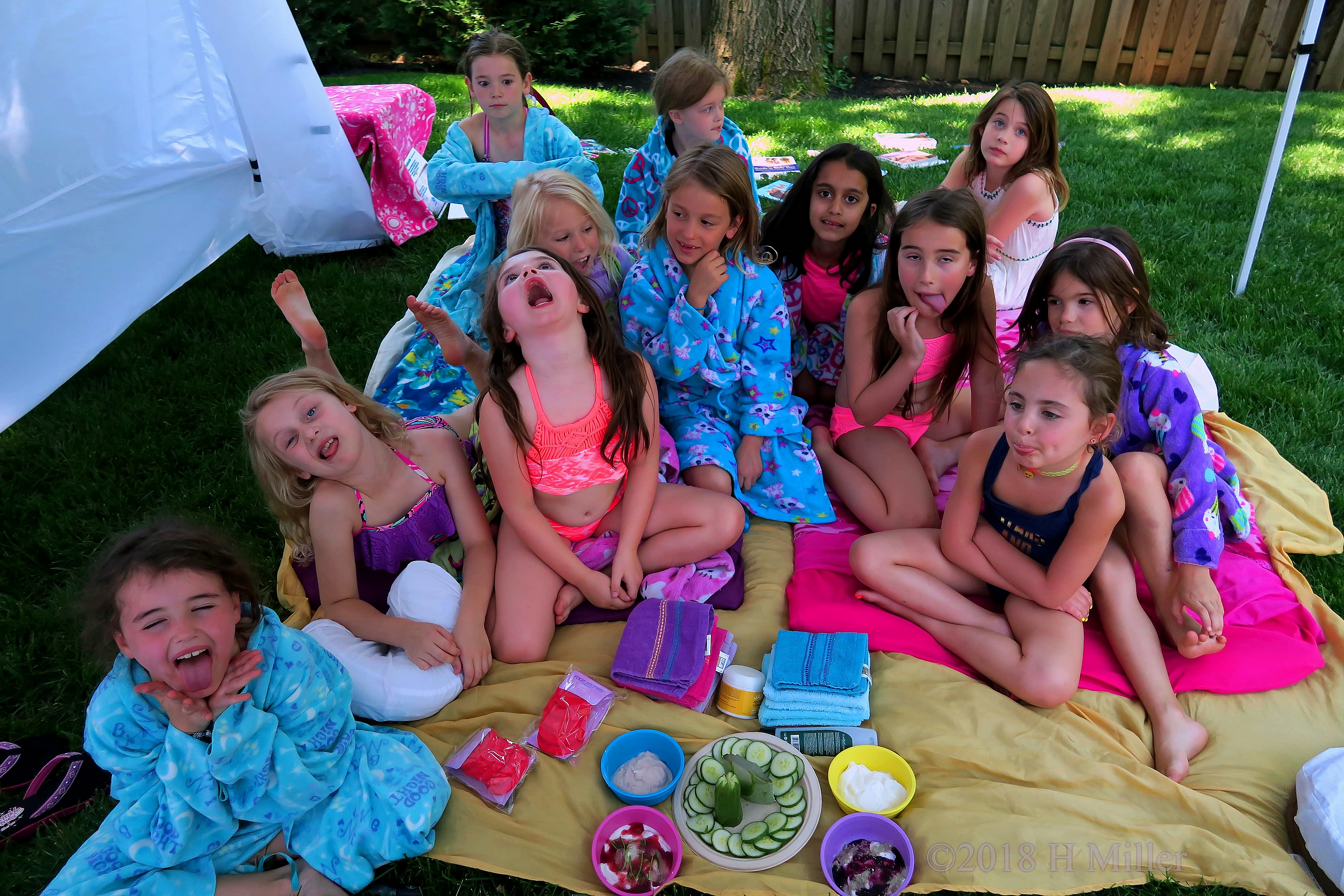 Party Guests Group Photo Featuring Looking Up 4 Party Guests Group Photo Featuring Looking Up 4