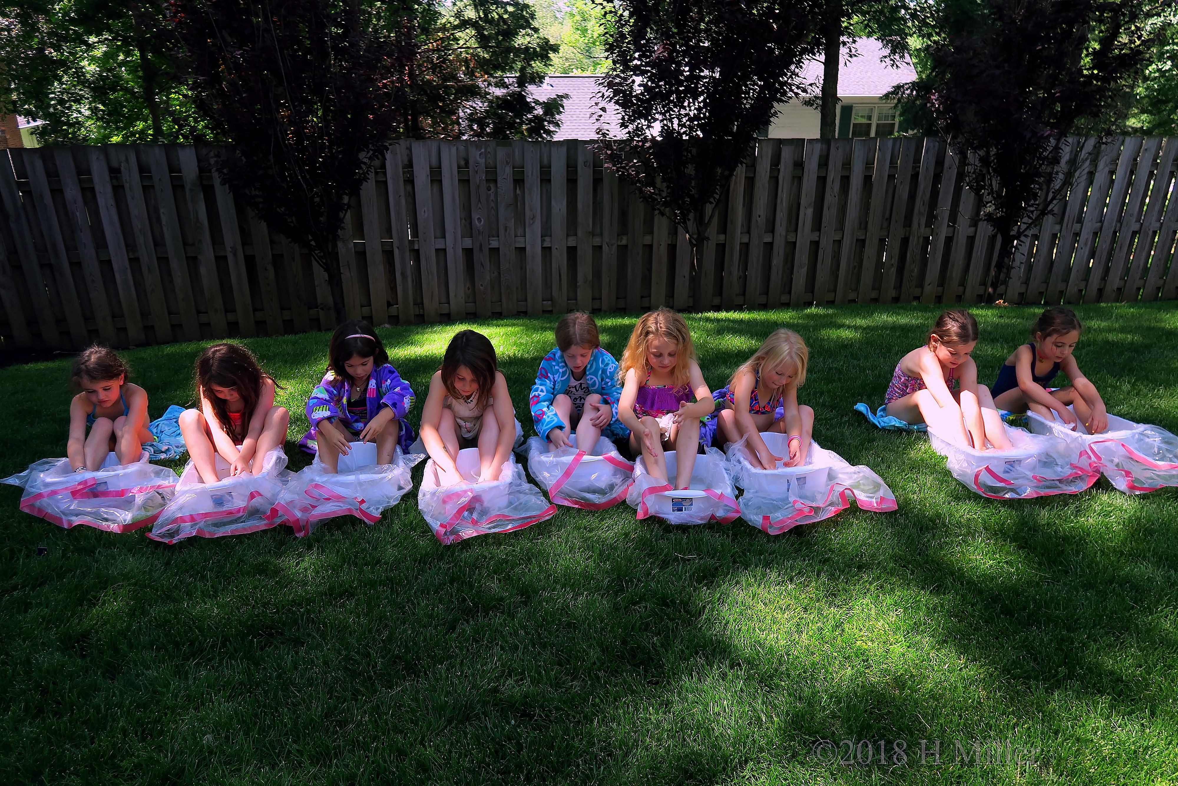 Party Guests Having A Pedicure Party 4 Party Guests Having A Pedicure Party 4