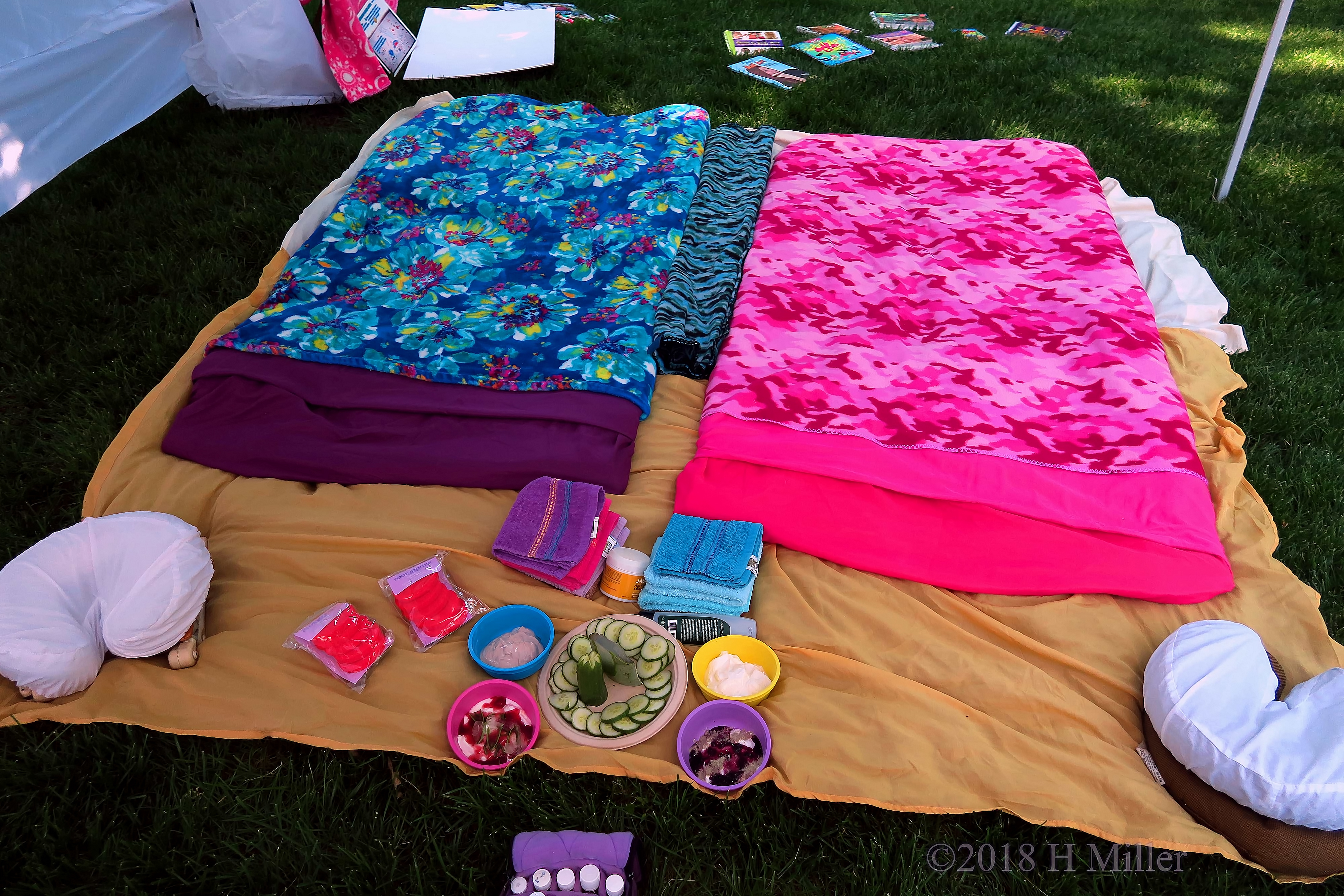 This Is The Ultimate Face Mask Setup At The Spa Party For Girls. This Is The Ultimate Face Mask Setup At The Spa Party For Girls.