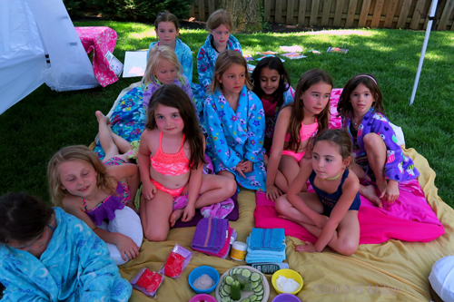 Group Photo Of Guests At The Spa Party Group Photo Of Guests At The Spa Party