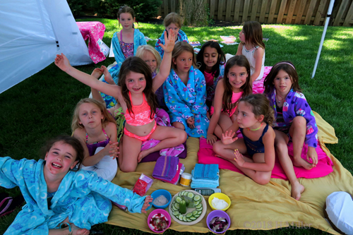 Group Photo Of Party Guests Hands Up Group Photo Of Party Guests Hands Up