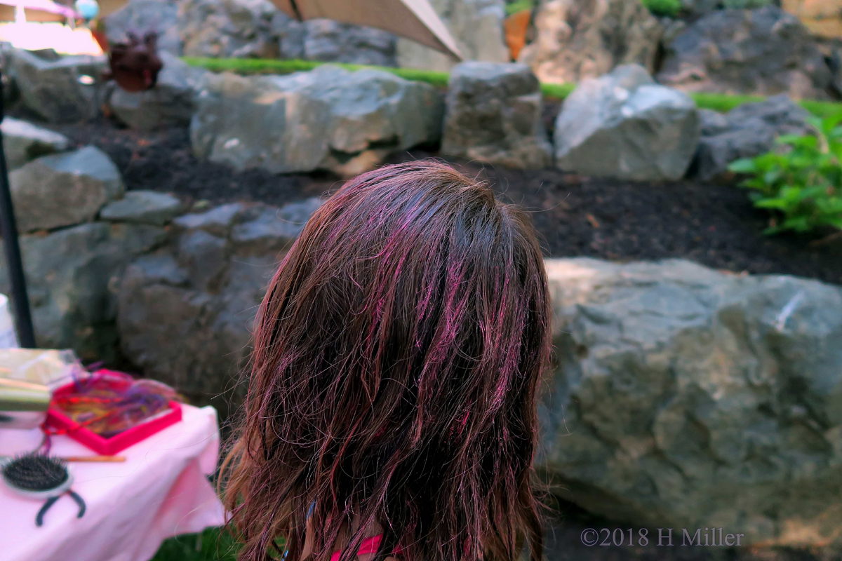 Pink Hair Fun At The Spa Party 