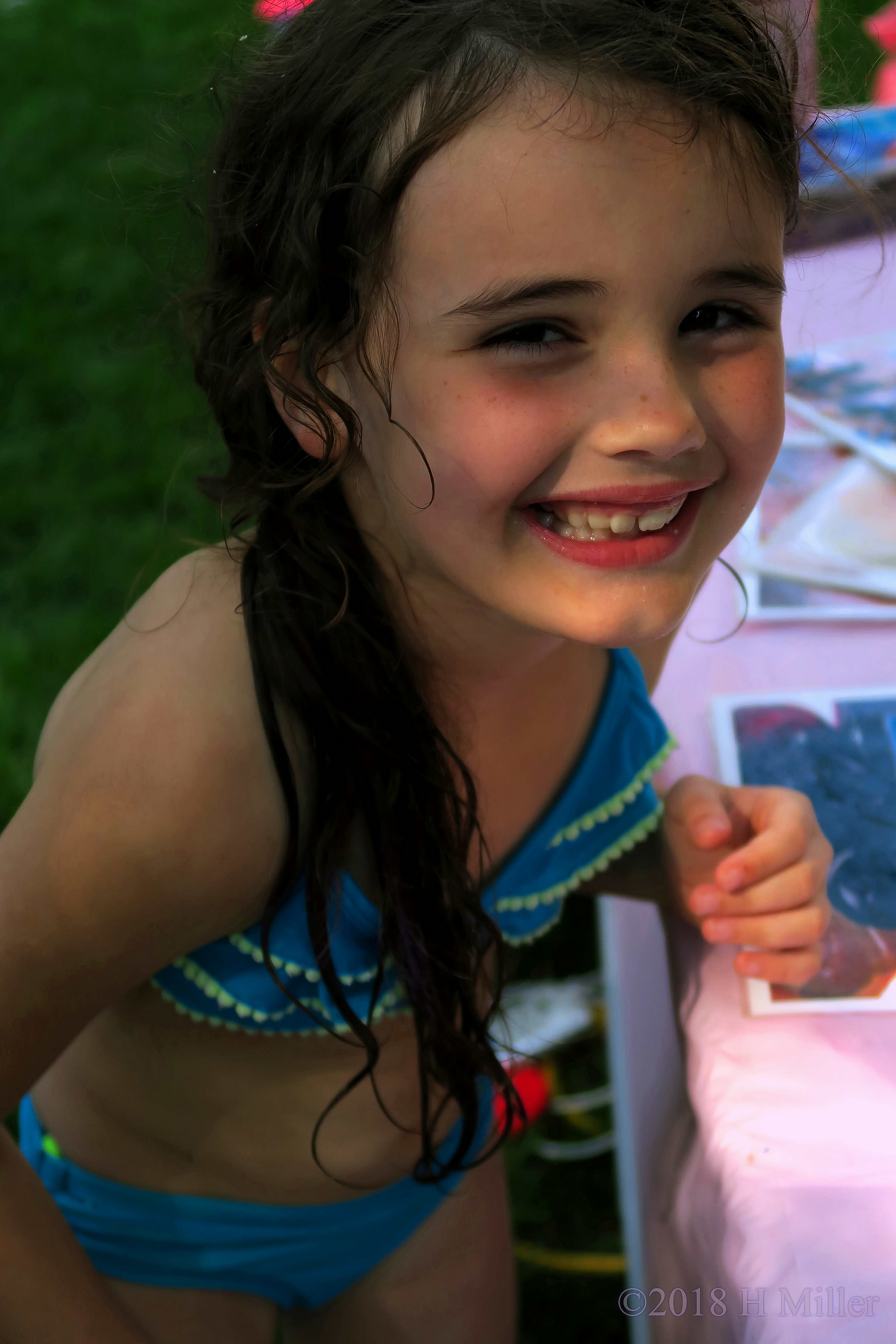 Birthday Girl Smiling And Laughing Birthday Girl Smiling And Laughing