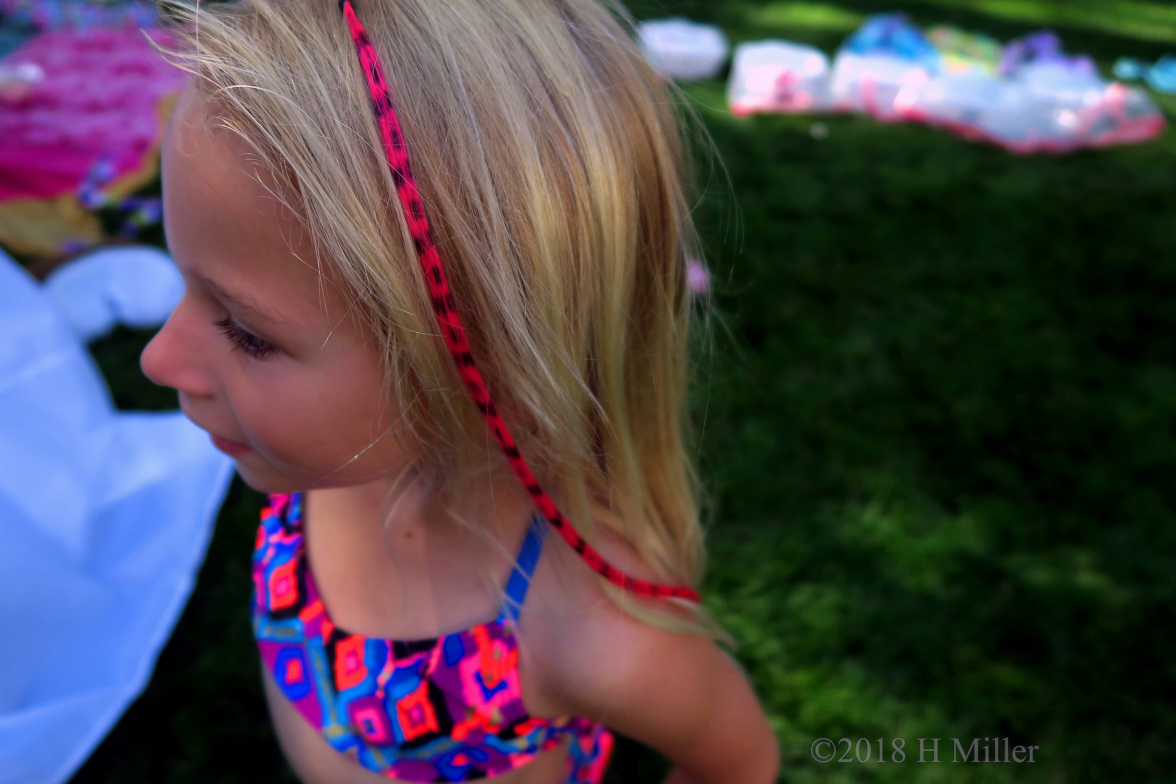 Blonde Hair With Hot Pink Hair Feathers Blonde Hair With Hot Pink Hair Feathers