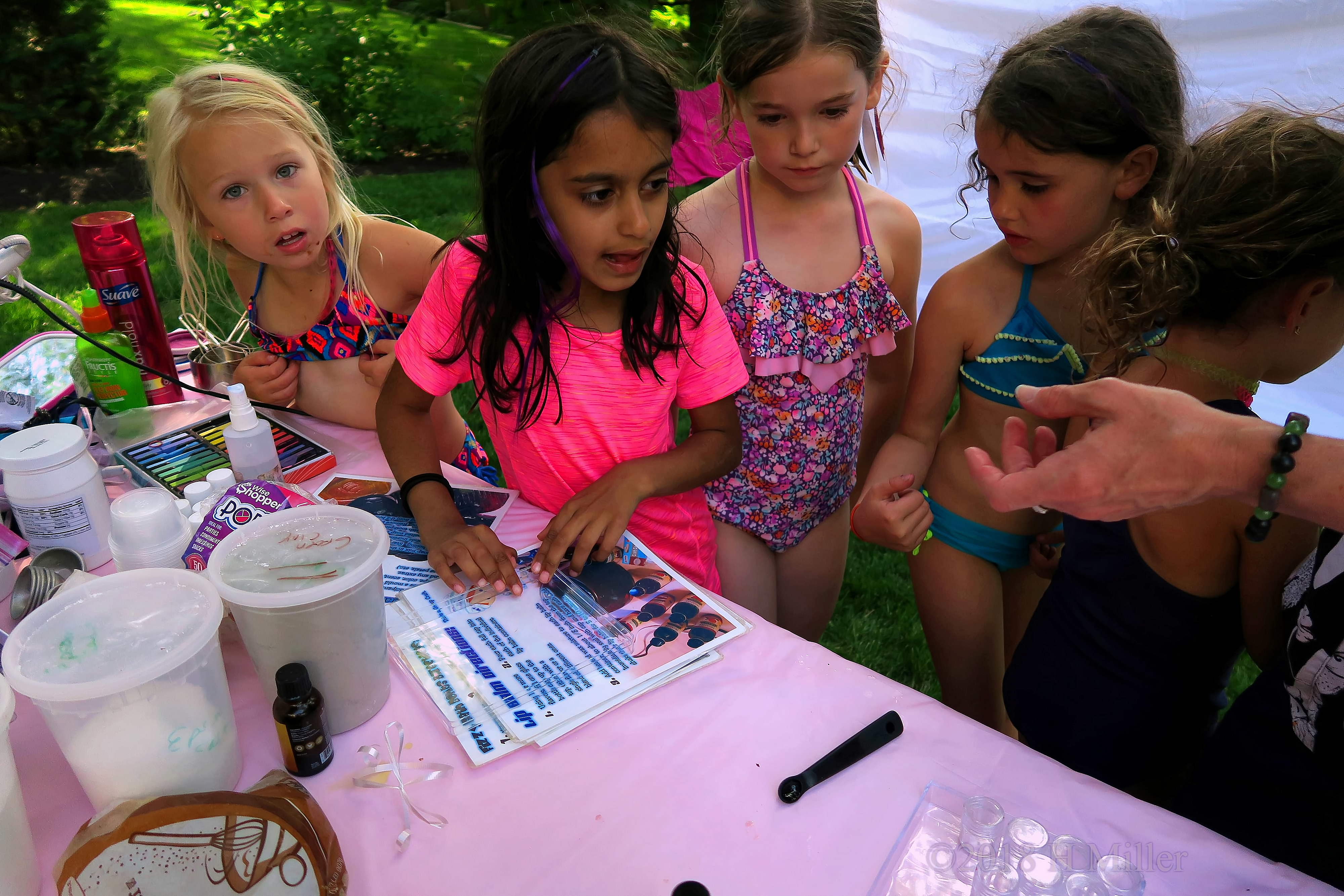 Group Of Girls Doing Arts And Crafts 4