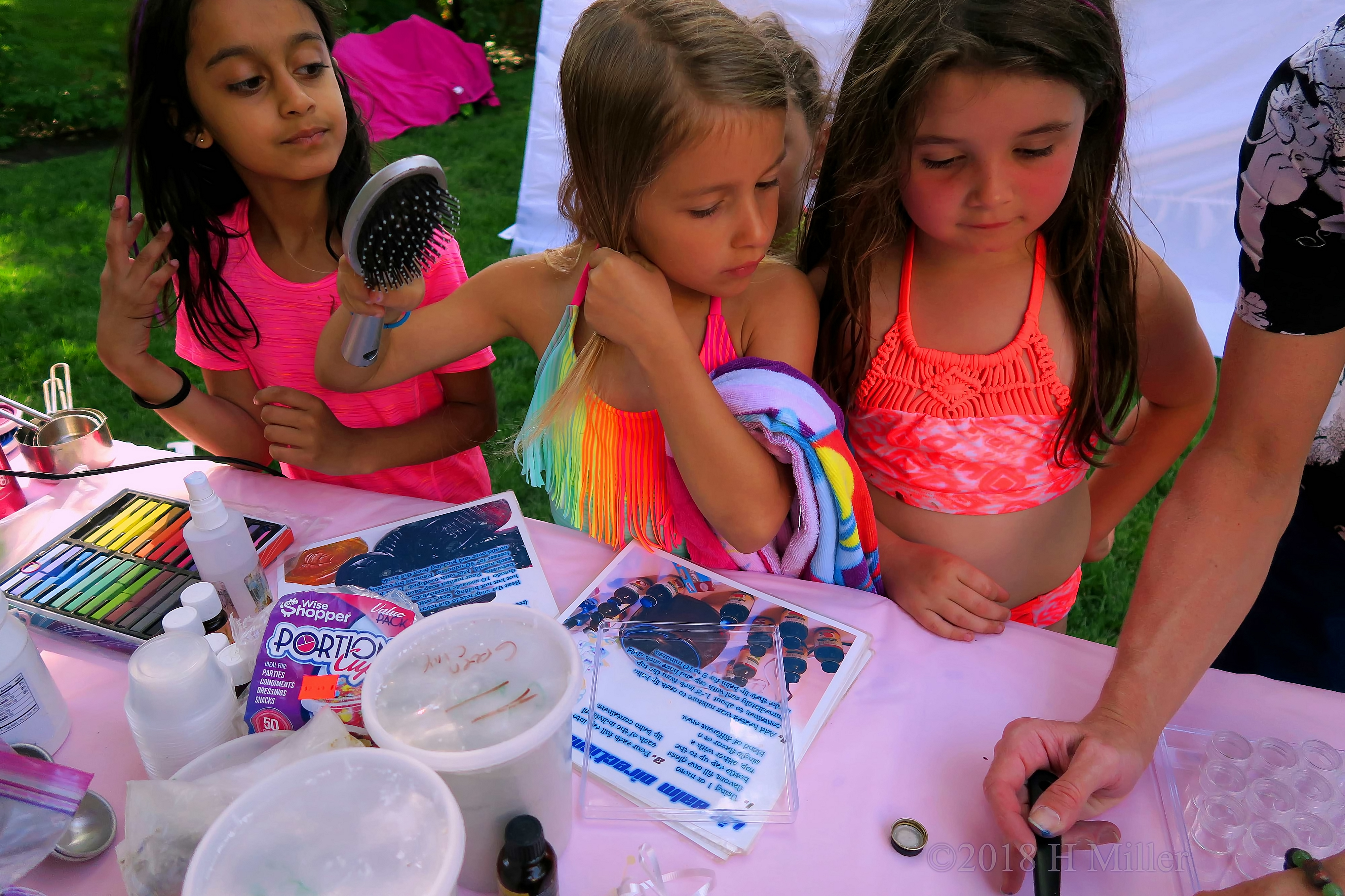 Spa Guests Brushing Hair 4 Spa Guests Brushing Hair 4
