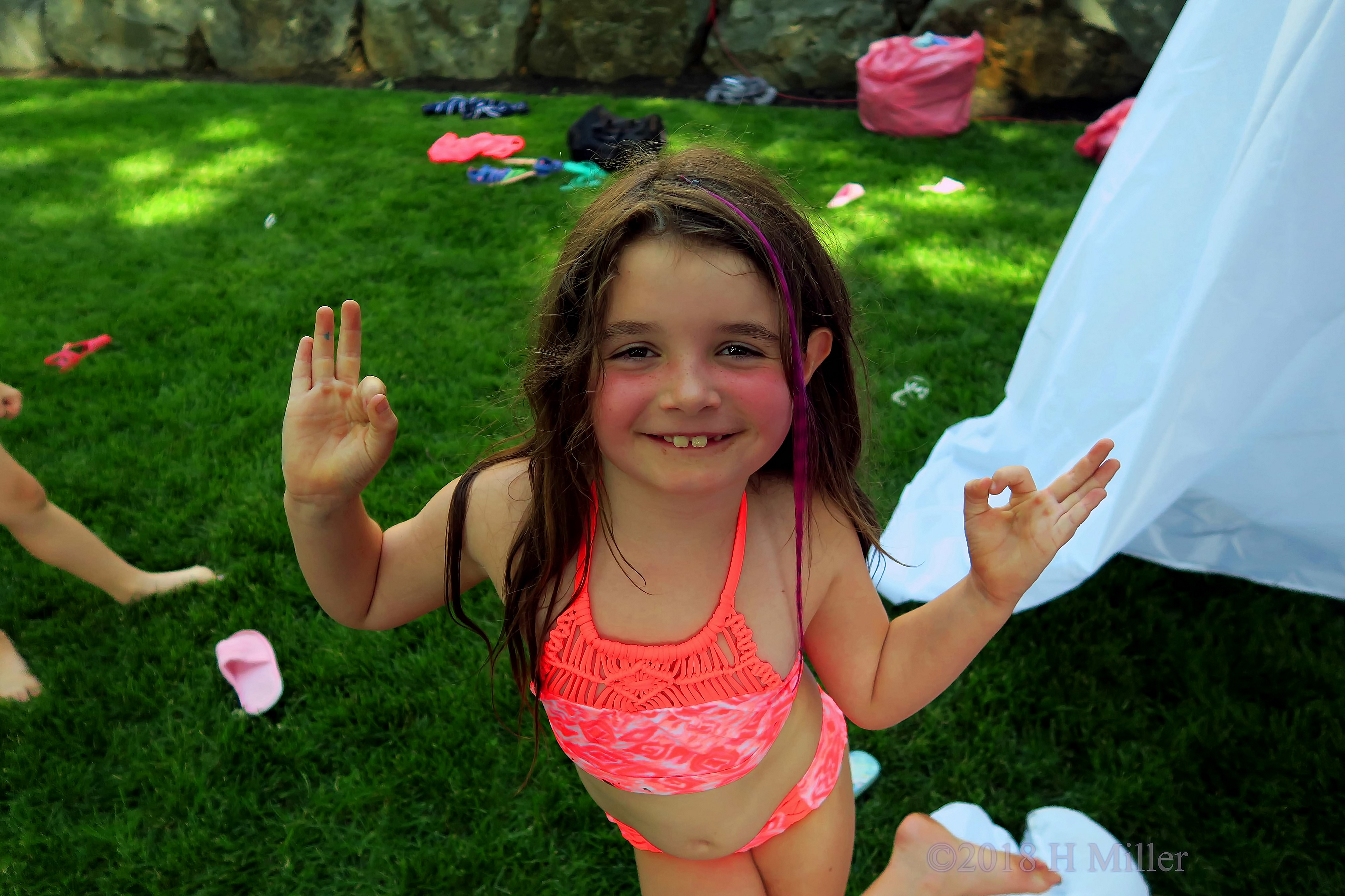 Zen With Hair Feather On The Birthday Girl. Zen With Hair Feather On The Birthday Girl.