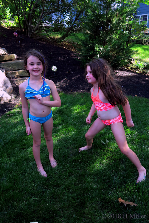 Birthday Girls Chilling In The Grass Birthday Girls Chilling In The Grass