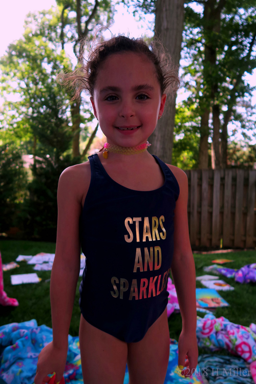Neon Choker Posing With Neon Nails At The Spa Party Neon Choker Posing With Neon Nails At The Spa Party