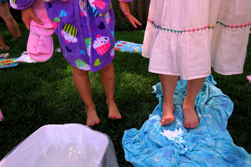 Robes At The Spa While Letting Pedicures Dry Robes At The Spa While Letting Pedicures Dry