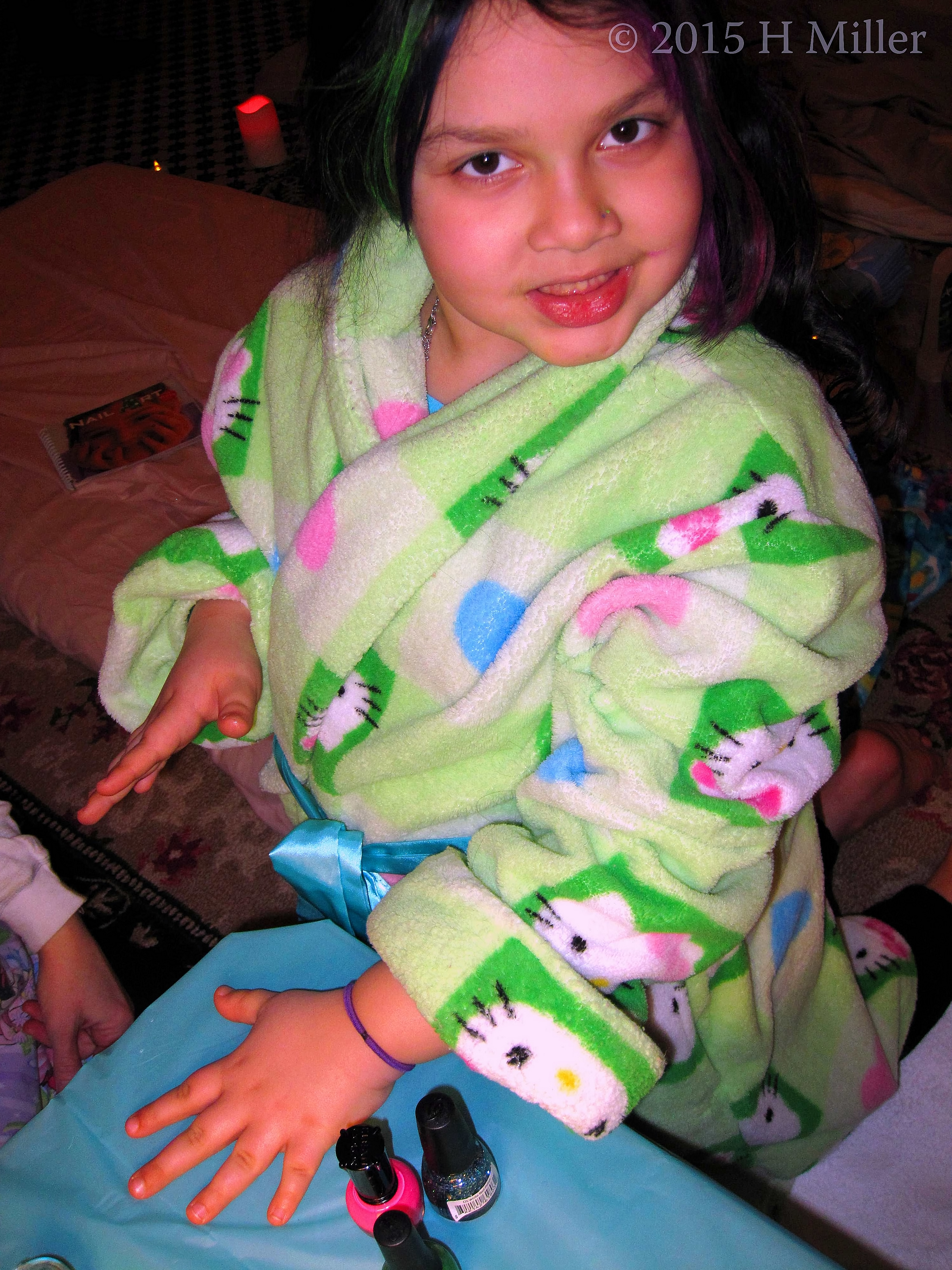 About To Start Her Mini Mani! About To Start Her Mini Mani!