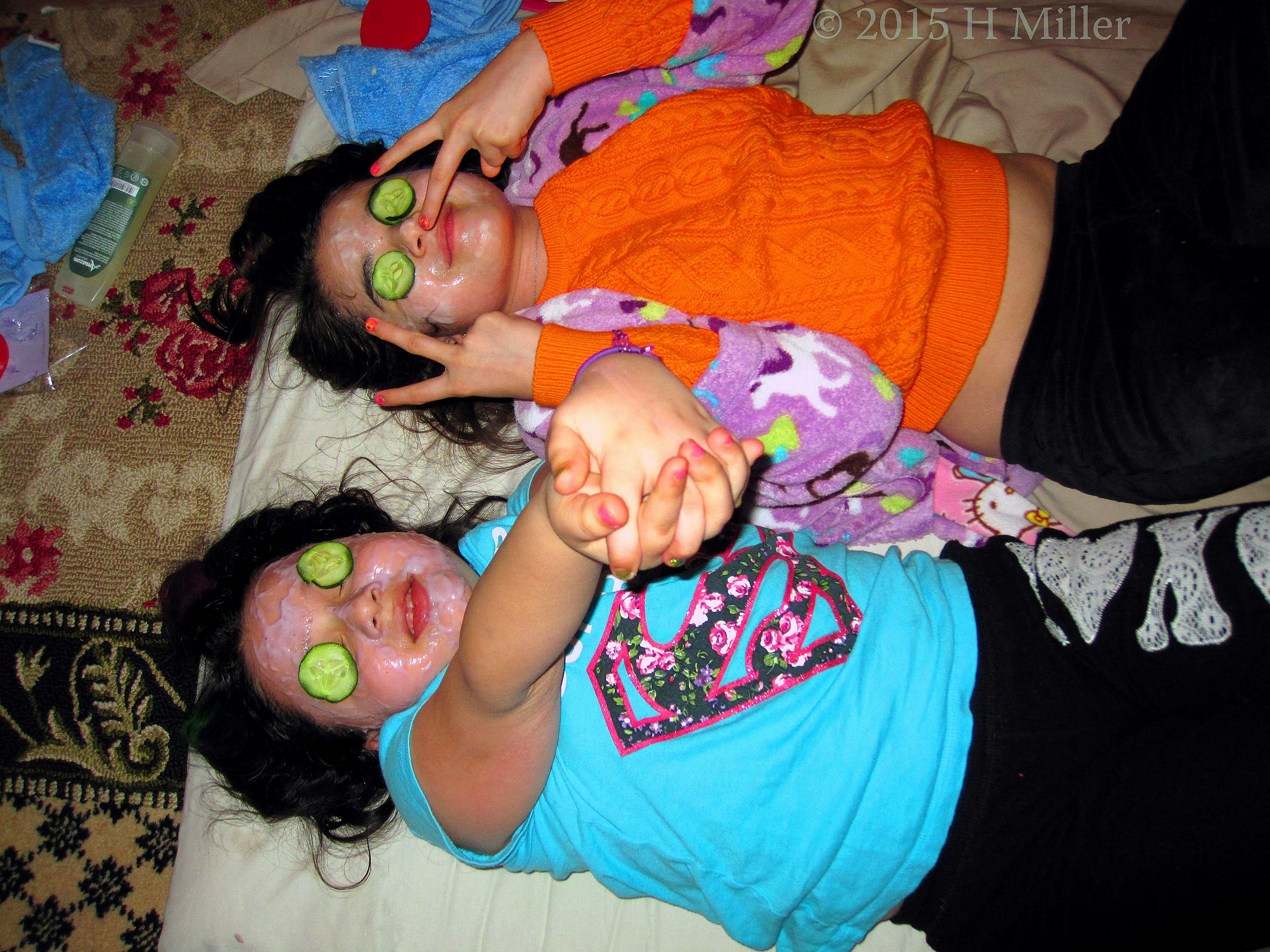 More Cool Poses From The Birthday Girl And Her Cousin! More Cool Poses From The Birthday Girl And Her Cousin!