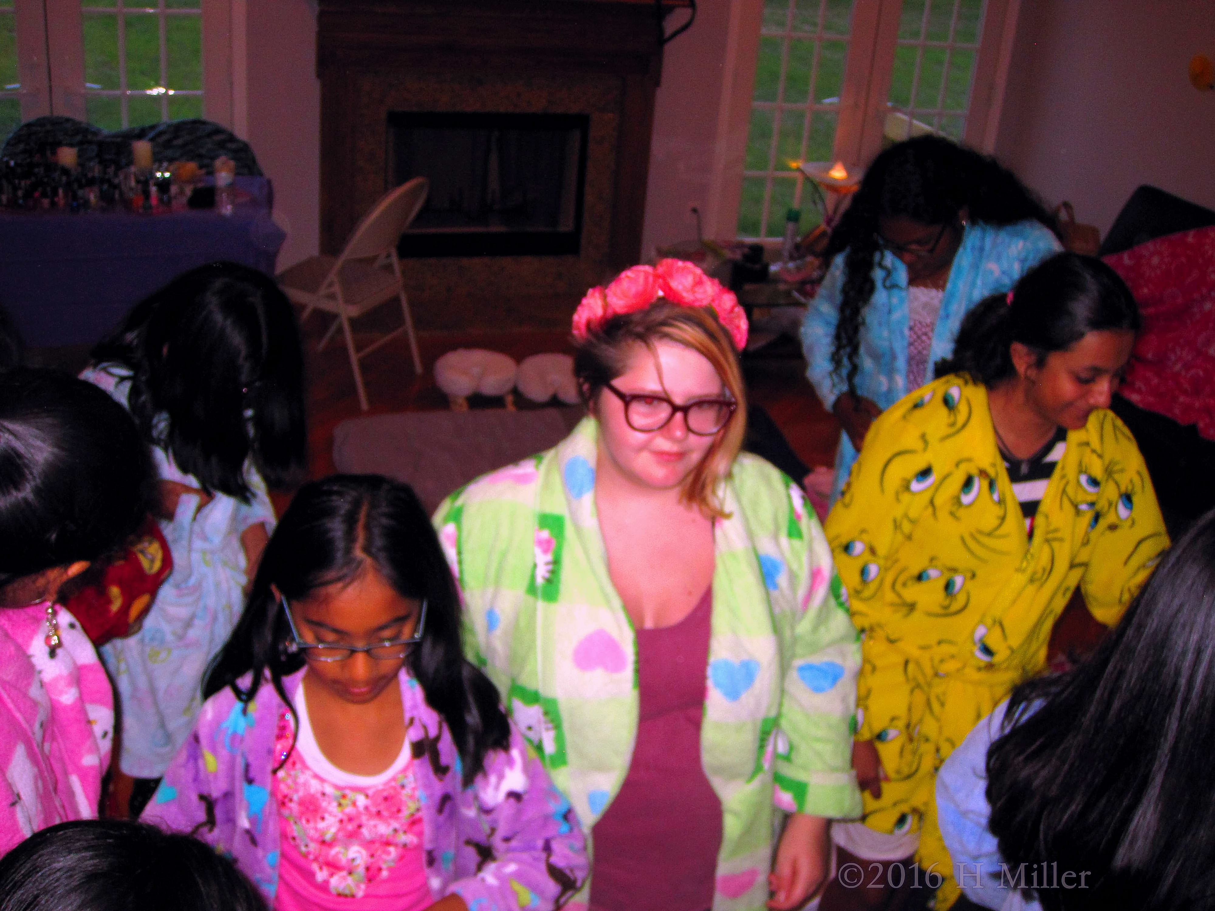 Getting Their Spa Robes Getting Their Spa Robes