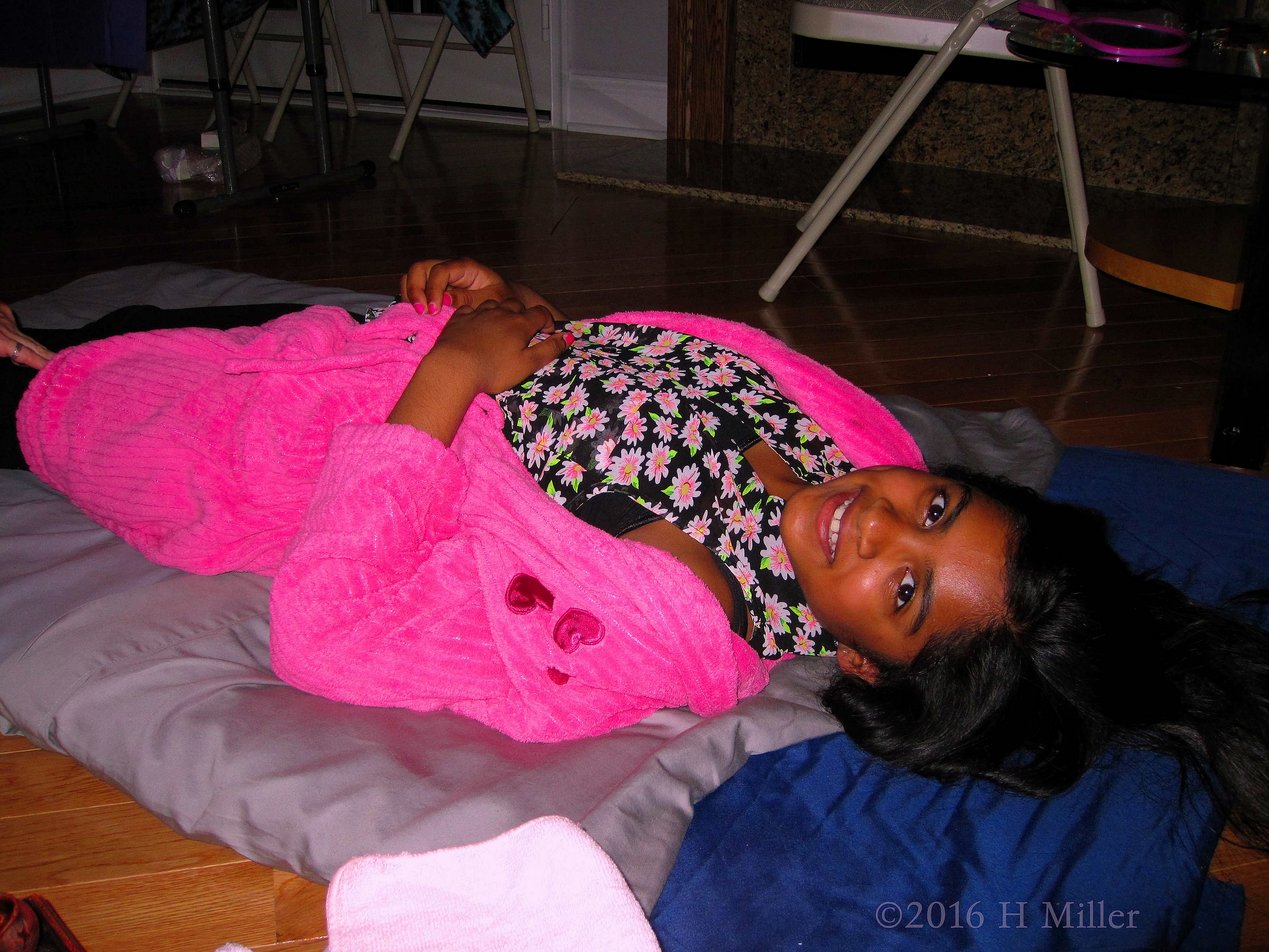 Smiling Before Her Home Girls Spa Massage Smiling Before Her Home Girls Spa Massage