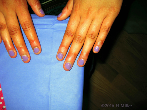 Pretty Lavendar Mini Mani Pretty Lavendar Mini Mani