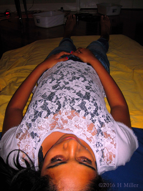 She's Ready For Her Massage! She's Ready For Her Massage!