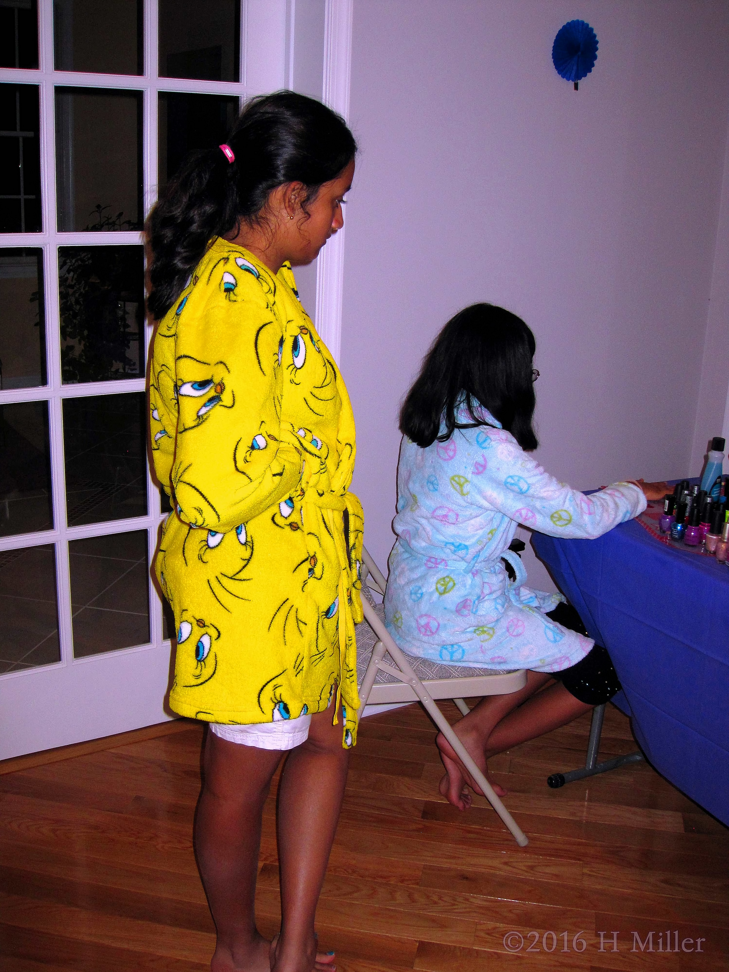 Waiting For Her Turn For Manicures! Waiting For Her Turn For Manicures!