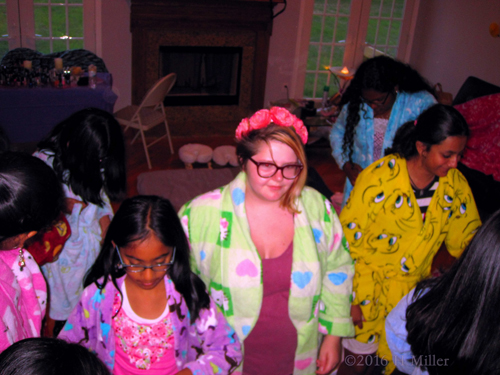 Getting Their Spa Robes Getting Their Spa Robes