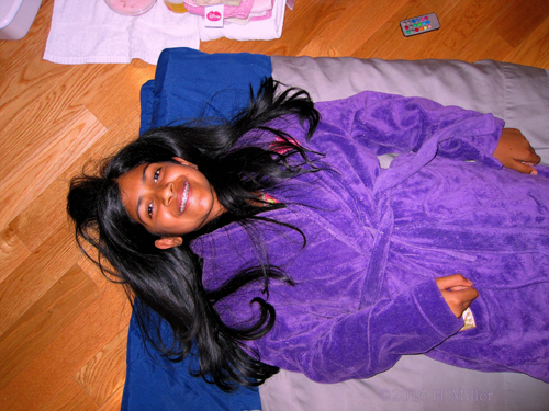 She's Ready For Her Facial And Massage! She's Ready For Her Facial And Massage!