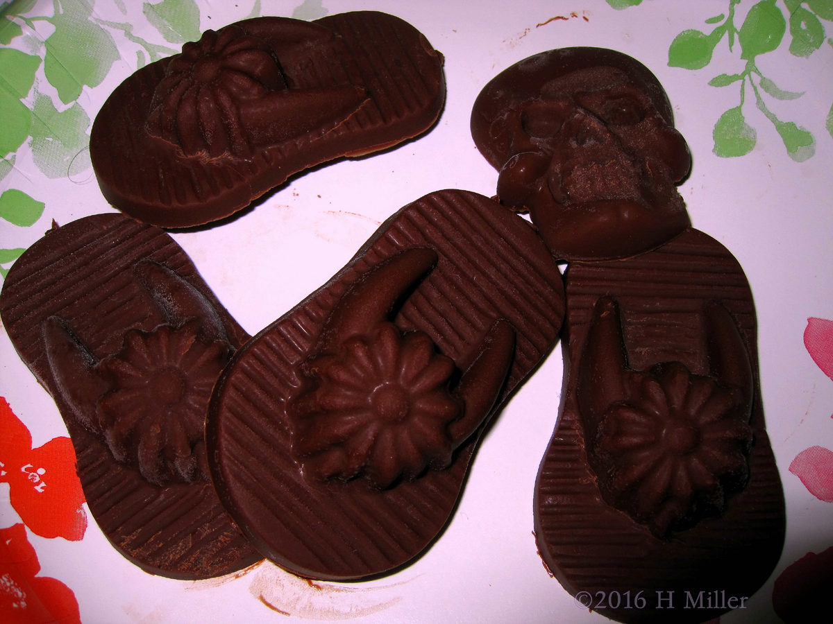 Sandal And Skull Chocolate Molds 