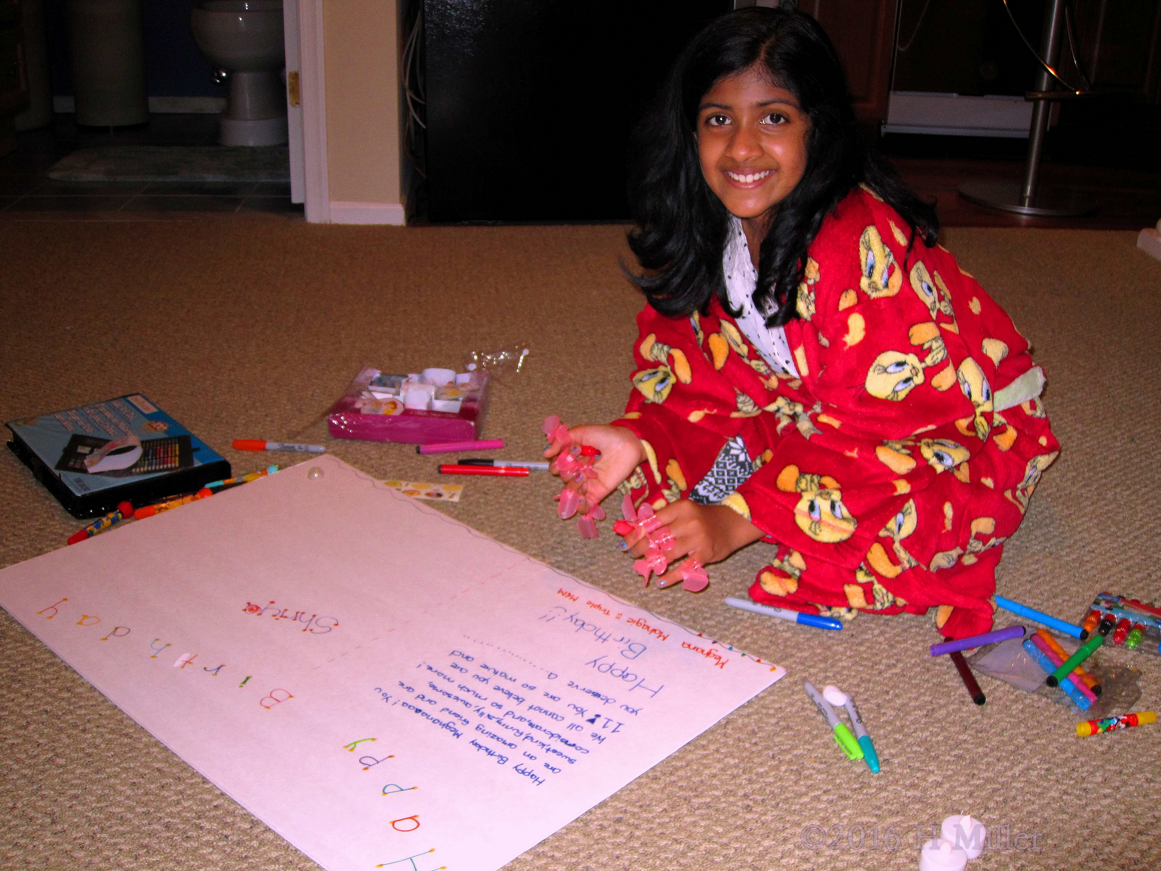 Working On The Spa Birthday Card Working On The Spa Birthday Card