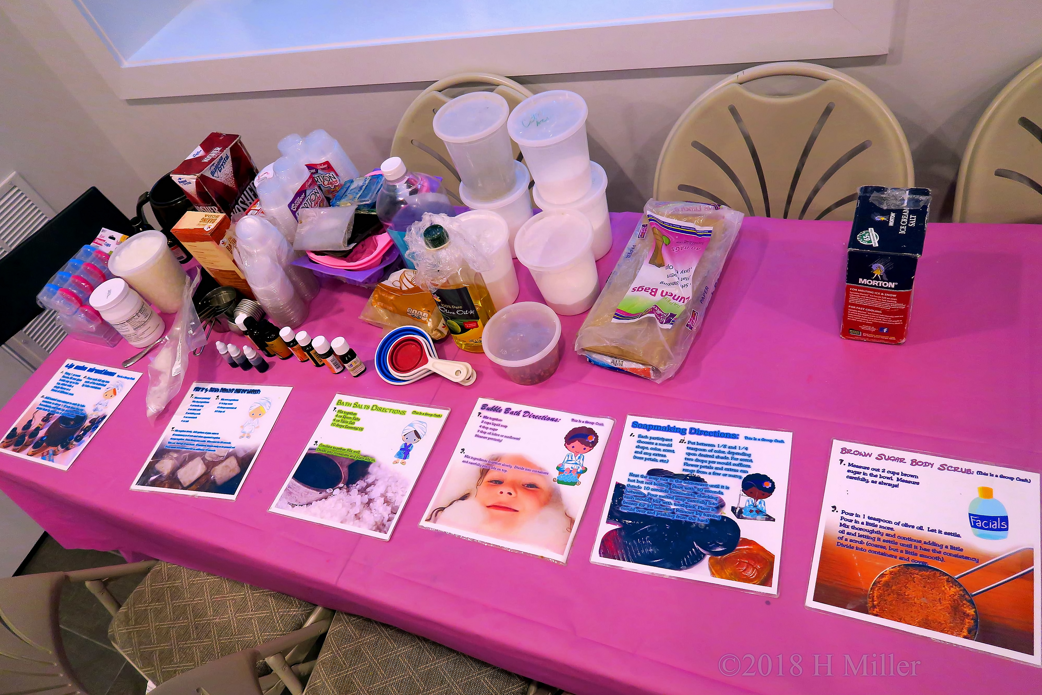 Crafts For Kids Station Close Up Shot Crafts For Kids Station Close Up Shot