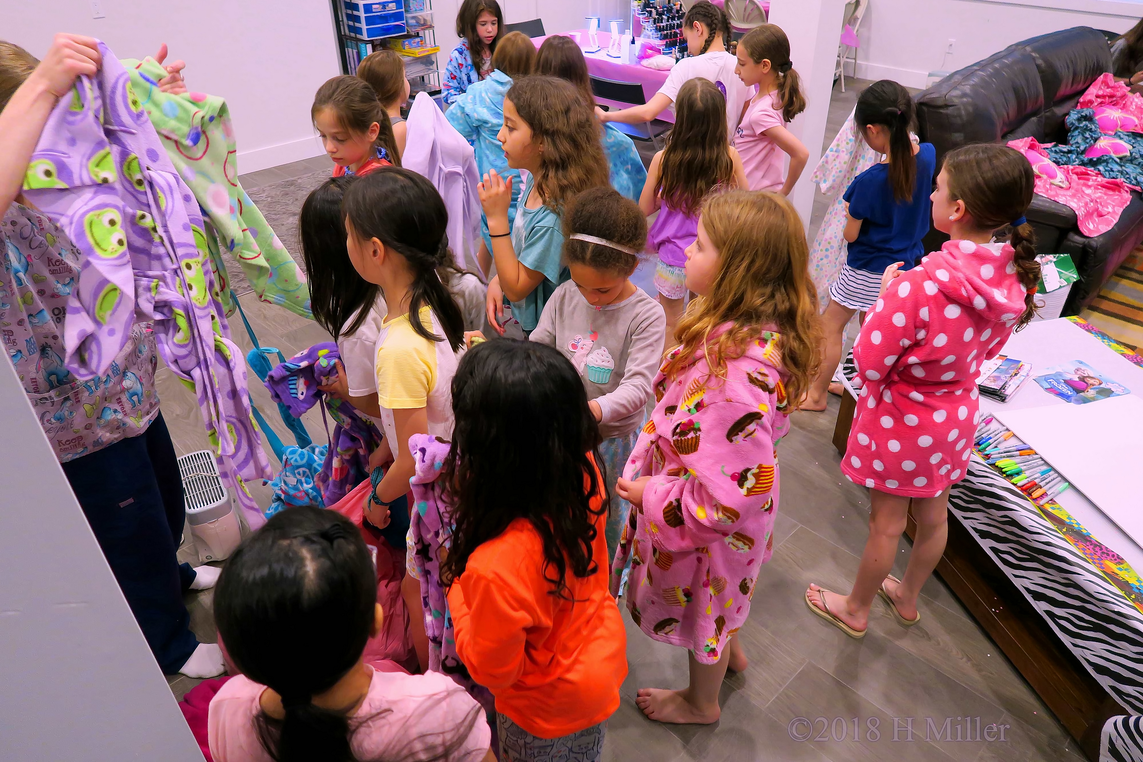 Guests Choosing Their Comfy Spa Robes Guests Choosing Their Comfy Spa Robes