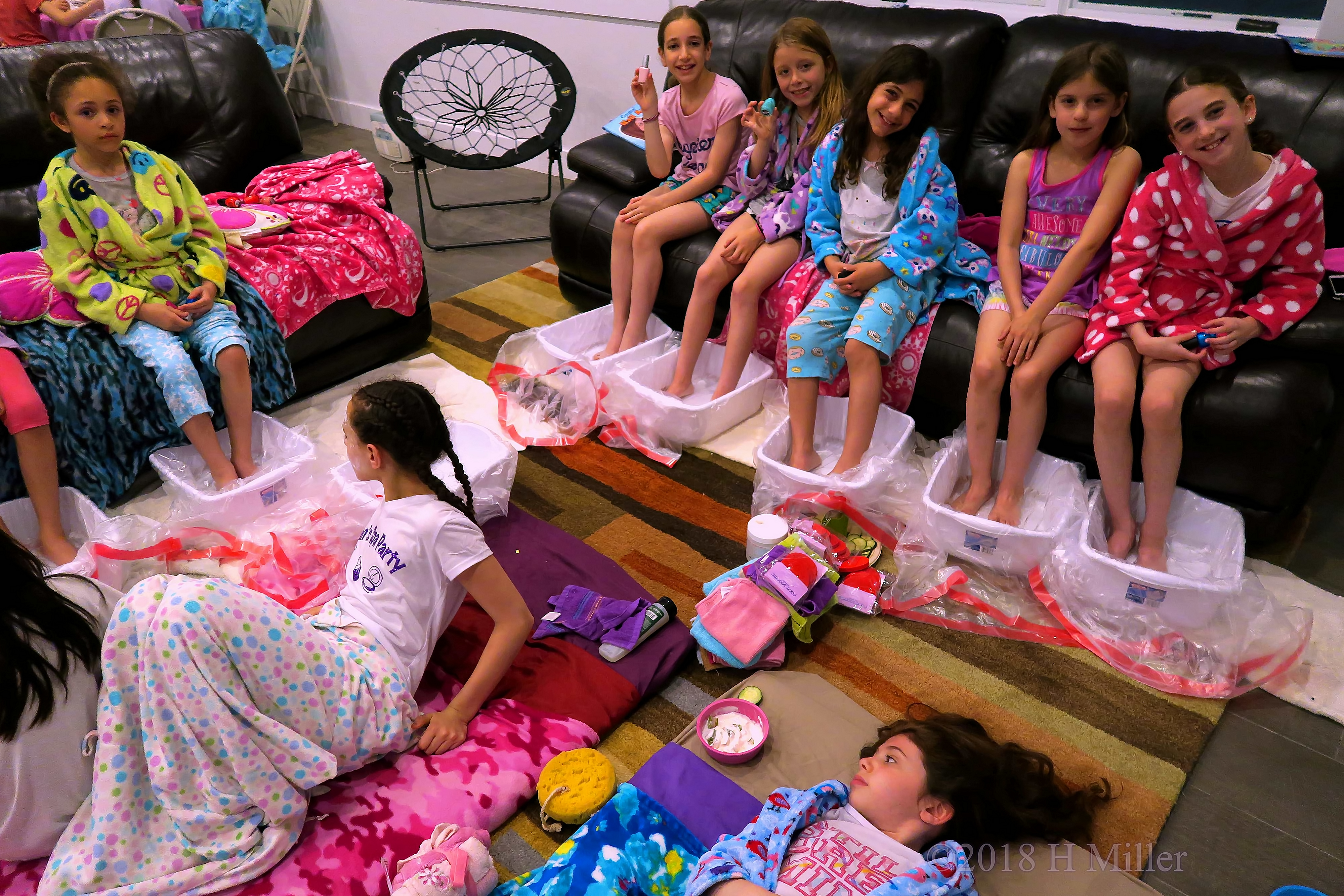 Spa Pajama Party In Full Swing Spa Pajama Party In Full Swing