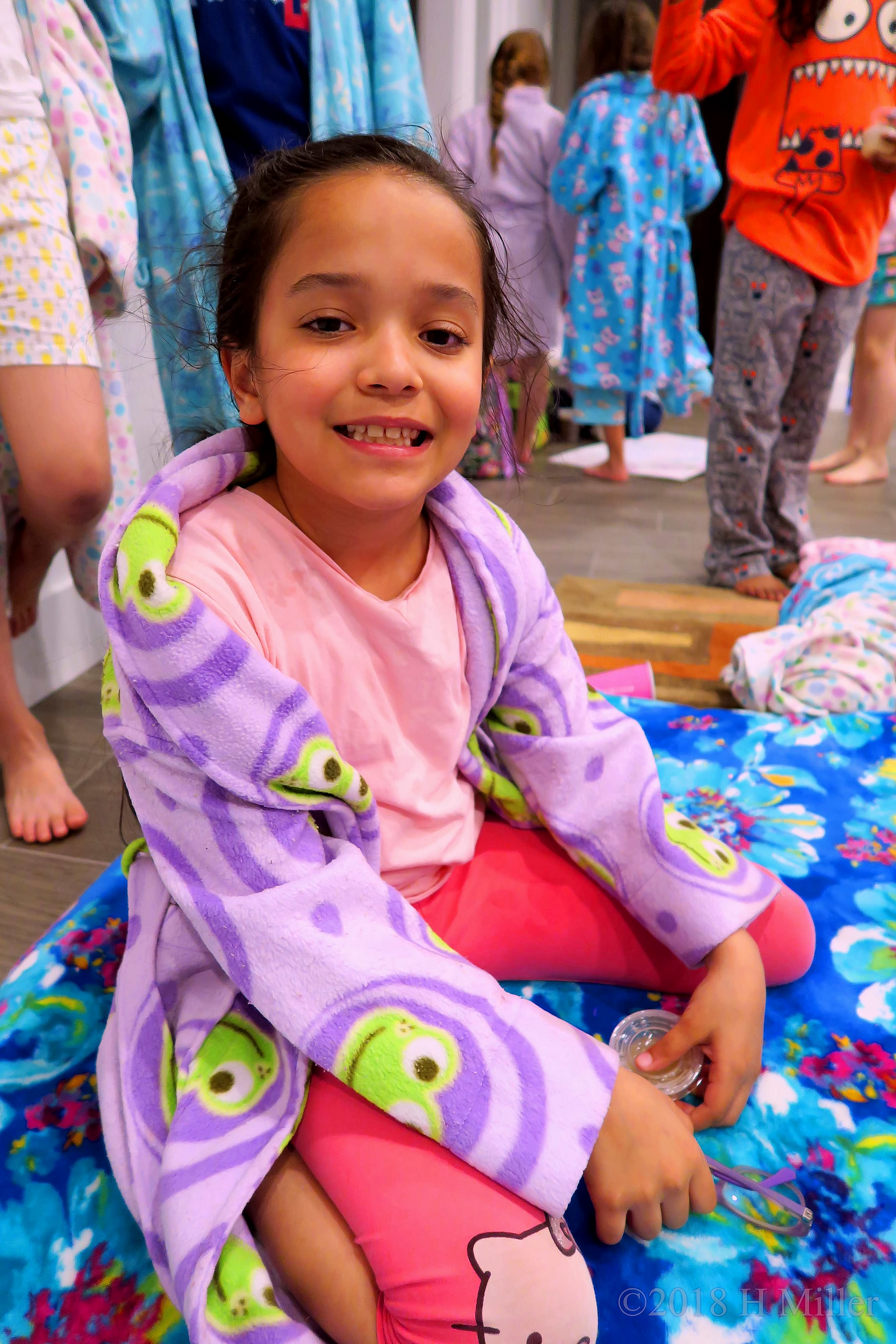 This Party Guest Relaxing After Facials At The Spa Pajama Party 4 This Party Guest Relaxing After Facials At The Spa Pajama Party 4