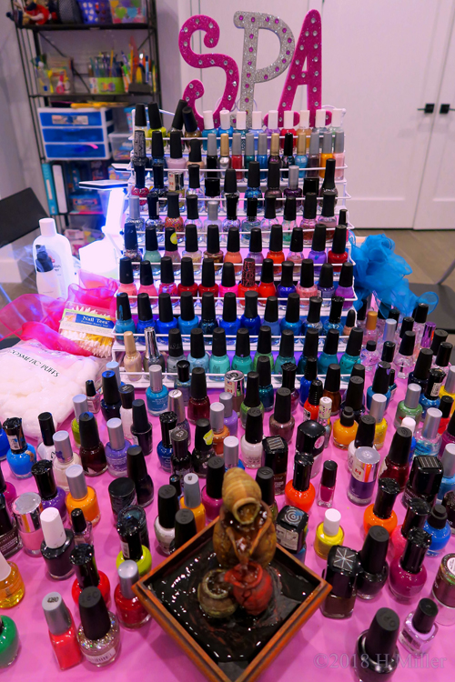 Assortment Of Nail Polish With Many Famous Brand