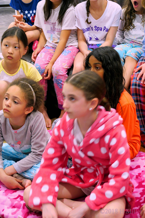 Party Guest In Her Spa Party Robe Party Guest In Her Spa Party Robe