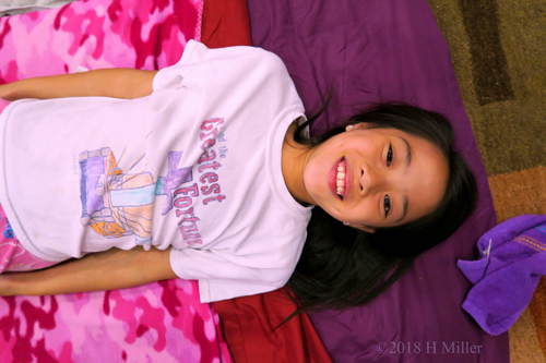 Ready To Get Her Kids Facial Done! Ready To Get Her Kids Facial Done!